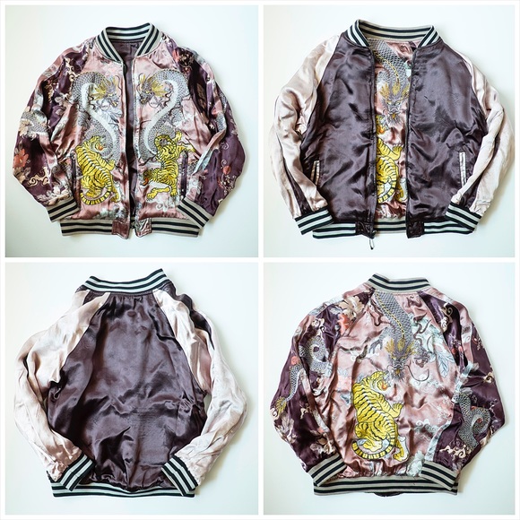 zara tiger bomber jacket